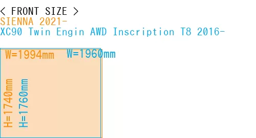 #SIENNA 2021- + XC90 Twin Engin AWD Inscription T8 2016-